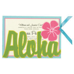 Aloha Diecut Invitations